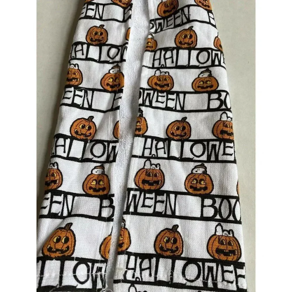 Peanuts Snoopy Halloween Hanging Kitchen Towel‎